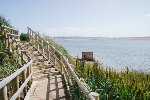 Coast path at Chesil Beach