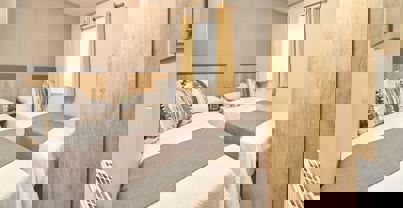 Internal of a Caravan Twin Bedroom