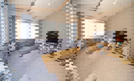 Internal of a Caravan Lounge