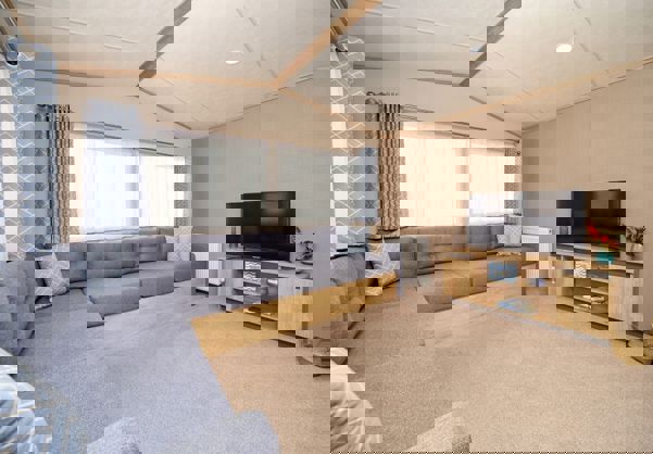 Internal of a Caravan Lounge