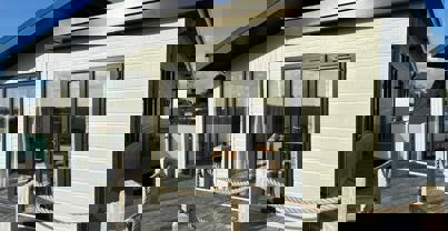 Prestige Samphire External view from Decking