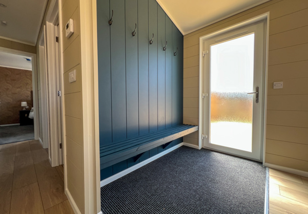 Internal of a luxury lodge entranceway