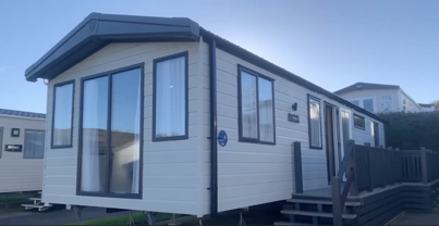 External of a Caravan on Pitch