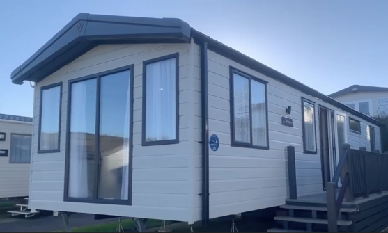 External of a Caravan on Pitch