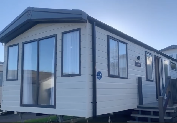 External of a Caravan on Pitch