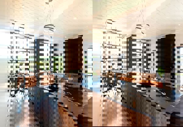 Interior of a Super Lodge Open Plan Kitchen