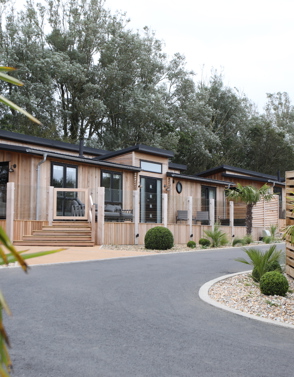 View of outside of Cove Lodges at Bowleaze Cove
