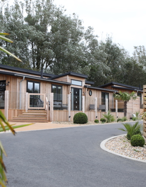 View of outside of Cove Lodges at Bowleaze Cove