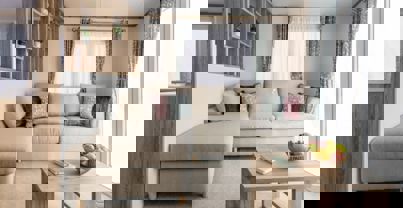 Internal of a Caravan Lounge