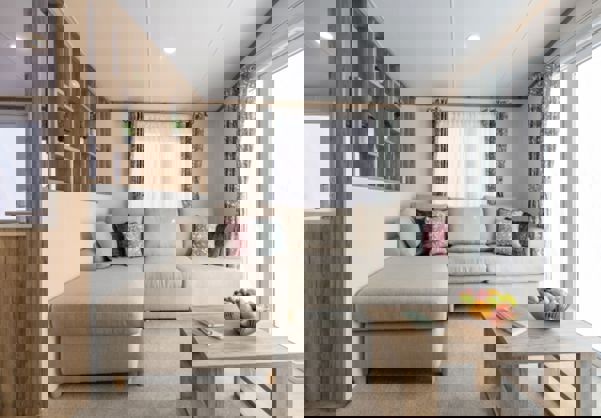 Internal of a Caravan Lounge