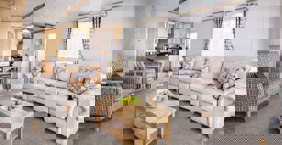 Internal of a Caravan Living Space