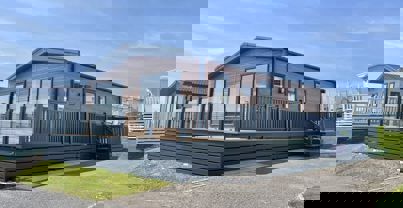 External of a Caravan on Pitch