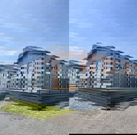 External of a Caravan on Pitch