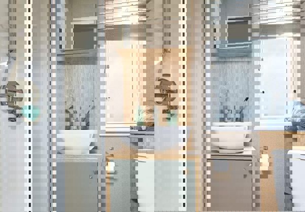 Internal of a Caravan Bathroom