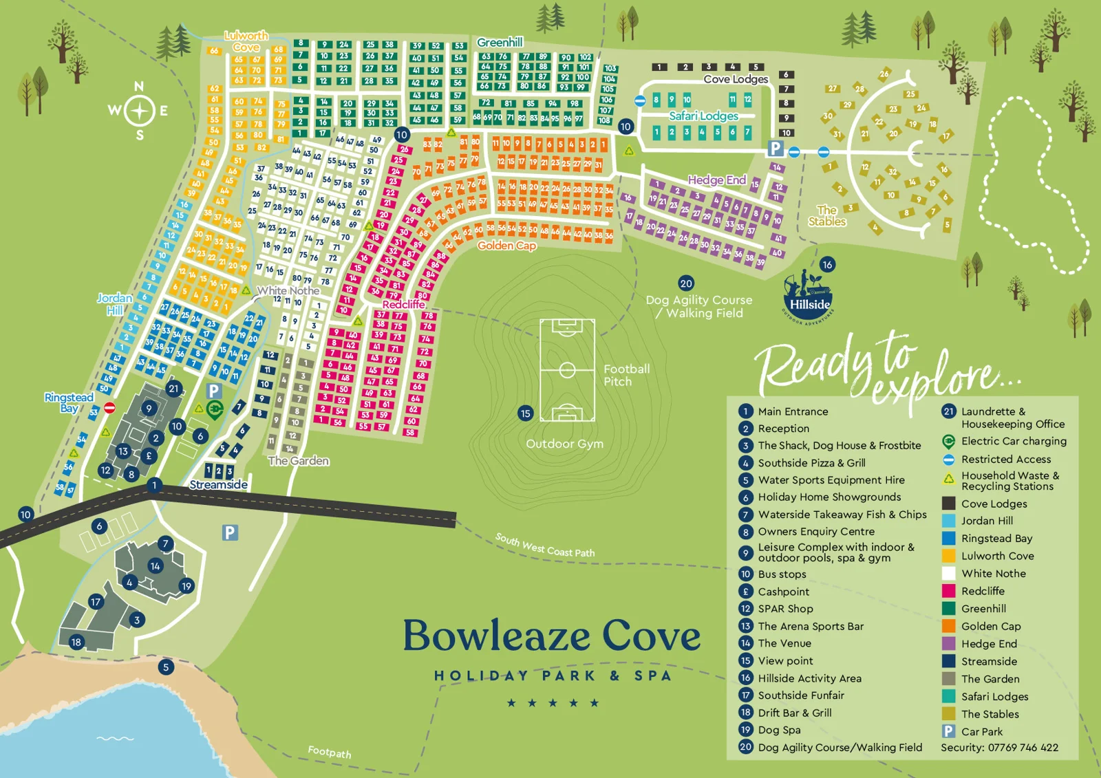 Bowleaze Park Map