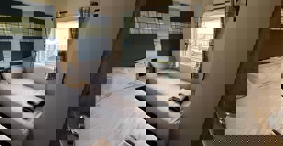 Internal of a Caravan Twin Room