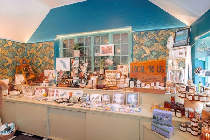 The Blue Pool gift shop