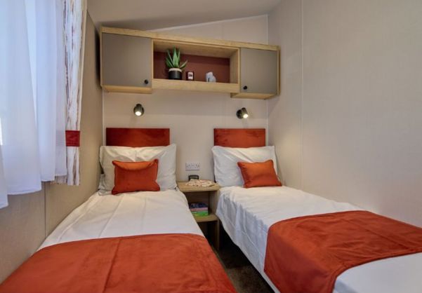 Internal of a Caravan Twin Room