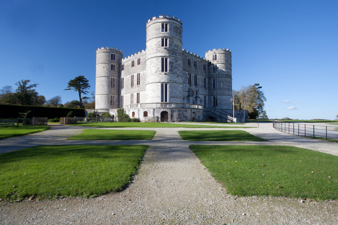 A striking castle building