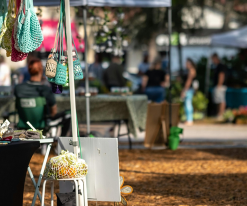 Market stalls