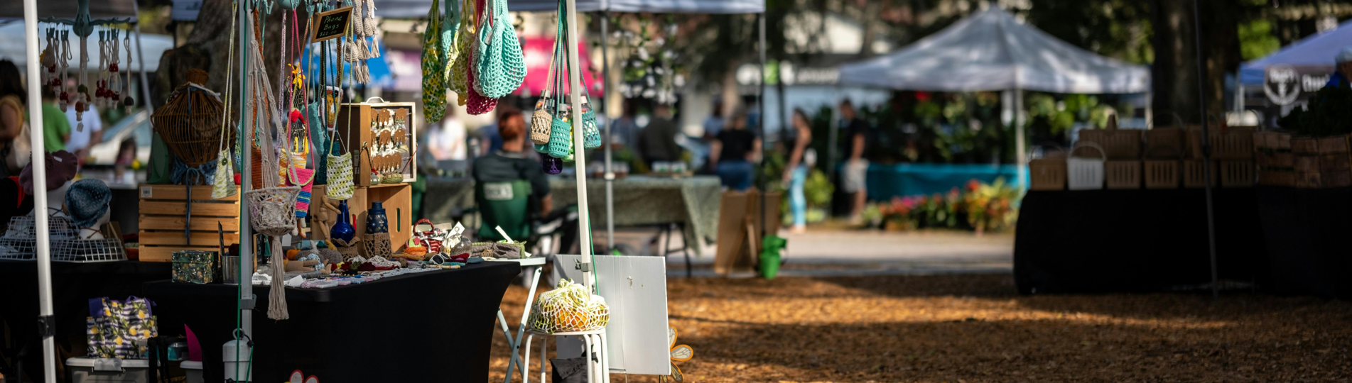 Market stalls