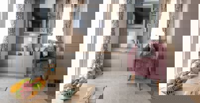 Internal of a Caravan Lounge