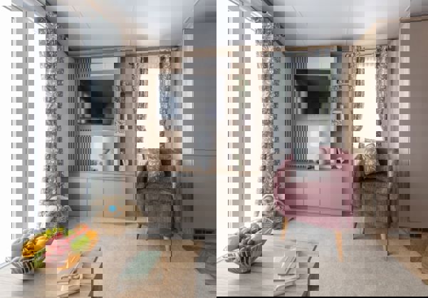 Internal of a Caravan Lounge