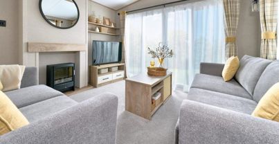 Internal of a Caravan Lounge