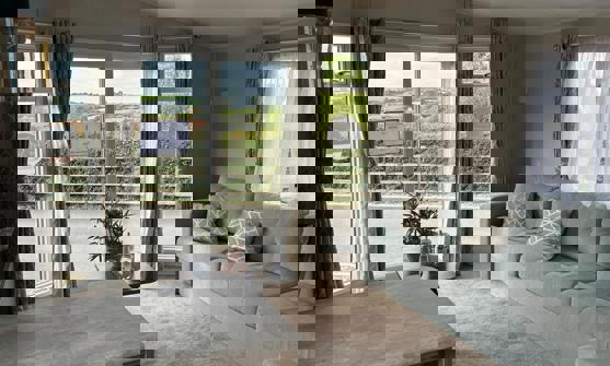 Internal of a Caravan Lounge Space