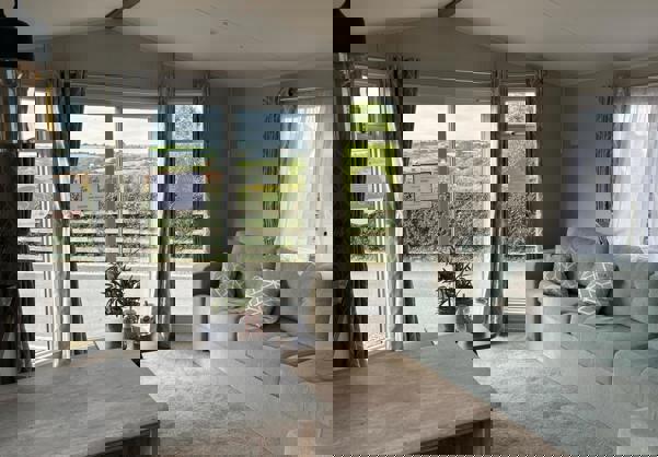 Internal of a Caravan Lounge Space