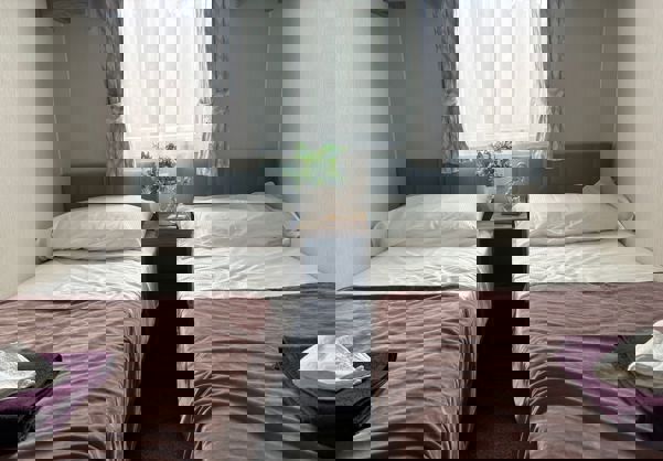 Internal of a Caravan Twin Room