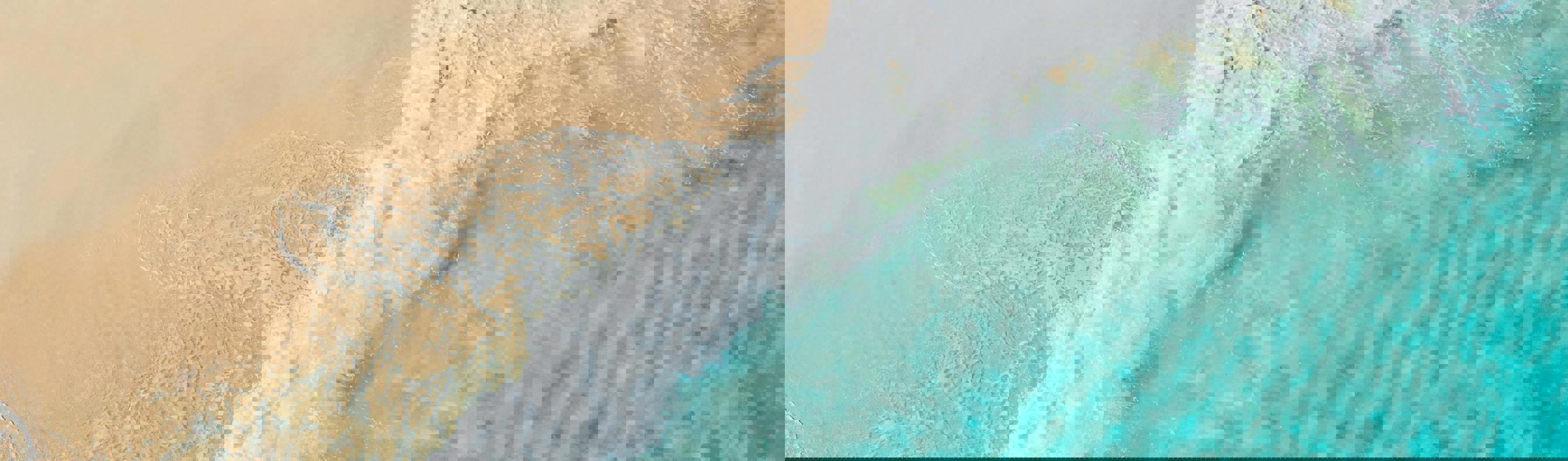 Birds eye view of wave