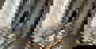 Internal of a Caravan Dining Area