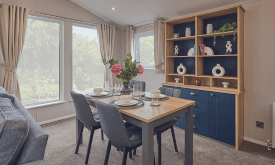 Internal of a lodge dining area