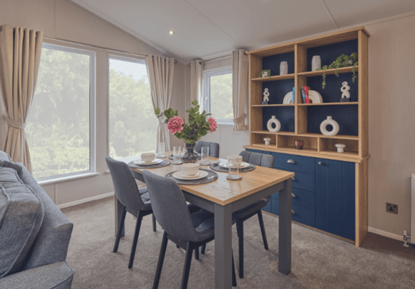 Internal of a lodge dining area